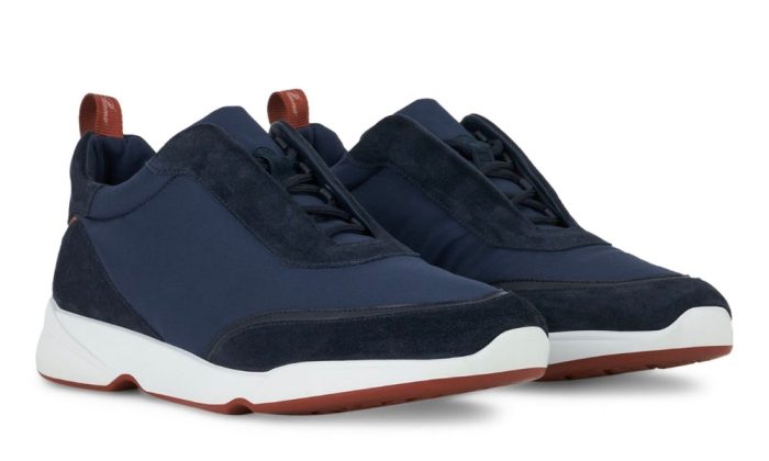 LORO PIANA  Suede Modular Walk  'Blue' - DUBAI ALL STAR