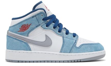 Air Jordan 1 Mid SE GS 'French Blue' - DUBAI ALL STAR