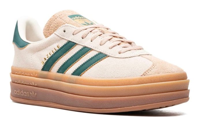 Adidas Gazelle Bold 'Cream Collegiate Green' - DUBAI ALL STAR