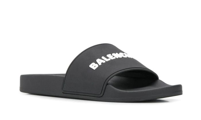 Balenciaga - Logo Pool Slides - DUBAI ALL STAR