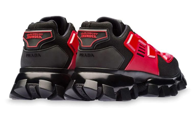 Prada Cloudbust Thunder "Red" Sneakers - DUBAI ALL STAR