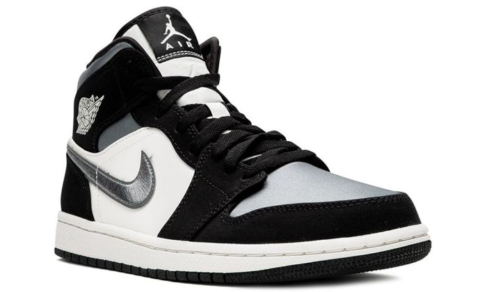 Air Jordan 1 Mid SE "Satin Grey" - DUBAI ALL STAR