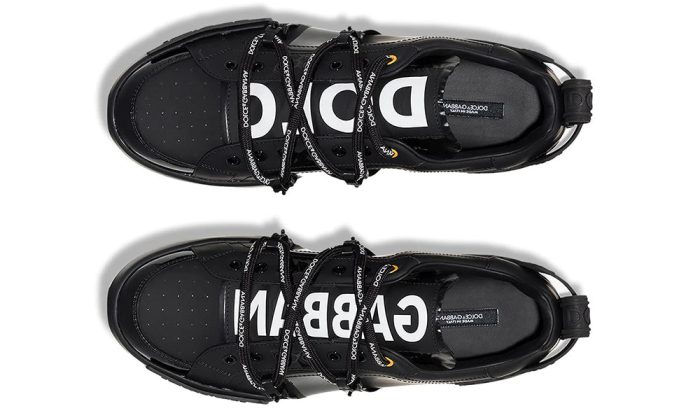 Dolce & Gabbana Portofino Sneakers in Black - DUBAI ALL STAR