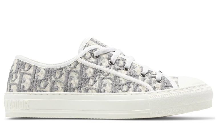 Walk'N'Dior Embroidered Canvas Low 'Grey' - DUBAI ALL STAR