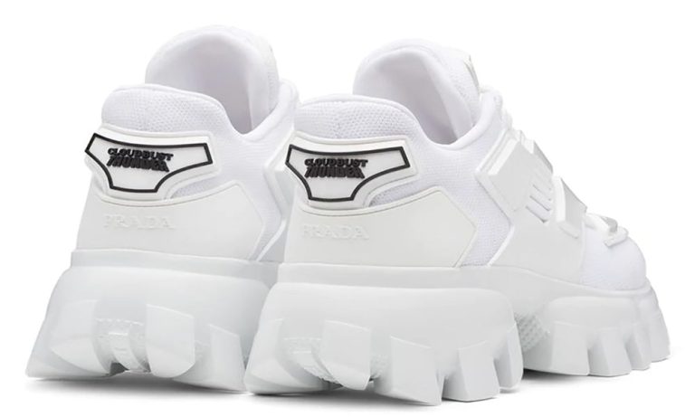 Prada White Cloudbust Thunder sneakers - DUBAI ALL STAR