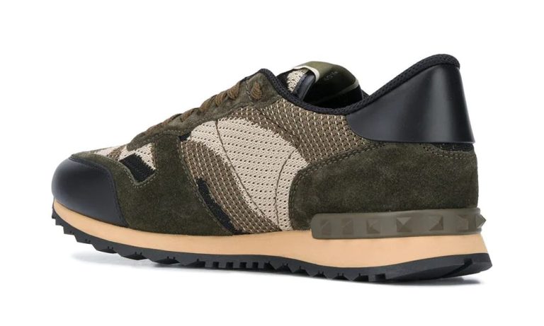 Valentino Garavani camouflage-pattern Rockrunner sneakers - DUBAI ALL STAR