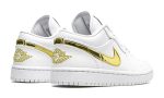 Nike Air Jordan 1 Retro Low 'White Metallic Gold' - DUBAI ALL STAR