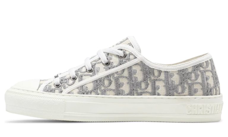 Walk'N'Dior Embroidered Canvas Low 'Grey' - DUBAI ALL STAR