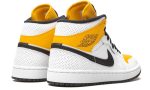 Air Jordan 1 Mid "Perforated - White University Gold" - DUBAI ALL STAR