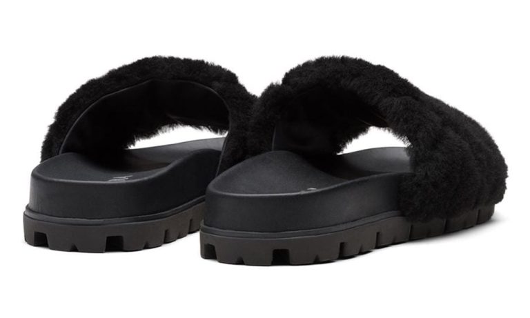 Prada shearling slides - DUBAI ALL STAR