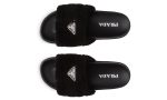 Prada shearling slides - DUBAI ALL STAR