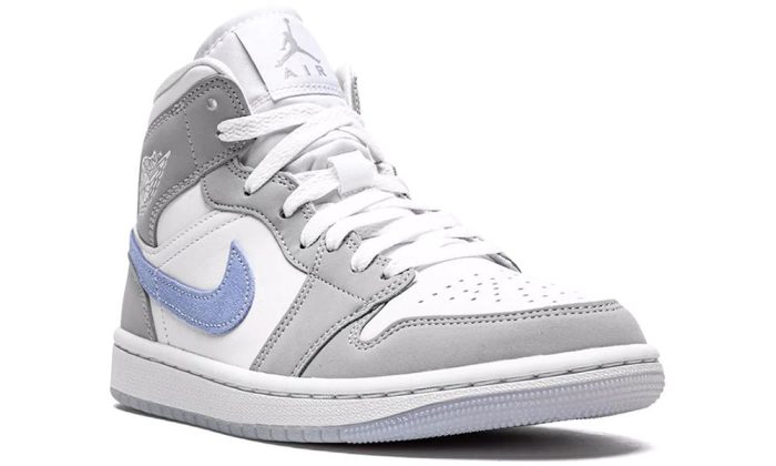 Air Jordan 1 Mid Basketball "Wolf Grey" - DUBAI ALL STAR