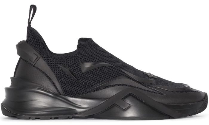 Fendi Flow - Black Mesh Running Sneakers - DUBAI ALL STAR