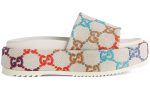 Gucci GG jacquard platform slides - DUBAI ALL STAR