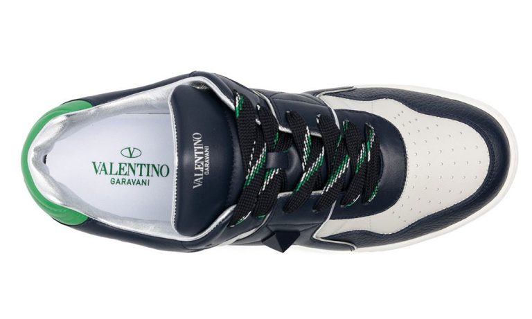 Valentino Garavani panelled low-top sneakers - DUBAI ALL STAR