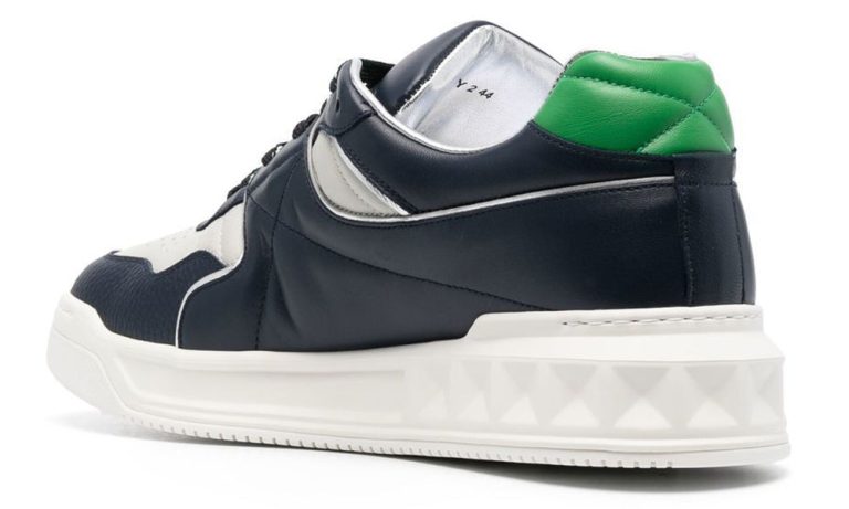 Valentino Garavani panelled low-top sneakers - DUBAI ALL STAR