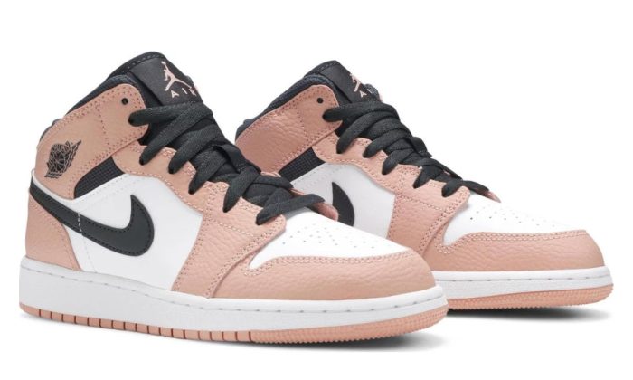 Air Jordan 1 Mid GS 'Pink Quartz' - DUBAI ALL STAR