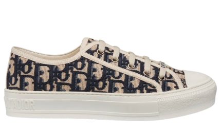 WALK'N'DIOR SNEAKER Blue Dior Oblique Embroidered Canvas - DUBAI ALL STAR