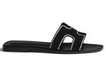 HERMES Oran Sandal "Black" - DUBAI ALL STAR