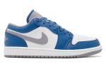 Air Jordan 1 Low 'True Blue Cement' - DUBAI ALL STAR