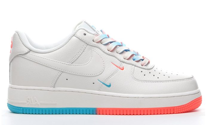 Nike Air Force 1 "07 Low White Blue Orange" - DUBAI ALL STAR