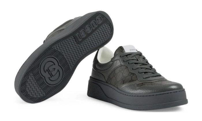 Gucci Lace Up Sneaker 'GG Monogram - Grey' - DUBAI ALL STAR