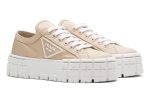 Prada Gabardine Wheel Platform 'Light Brown' - DUBAI ALL STAR