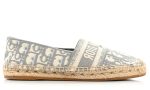 CHRISTIAN DIOR Oblique Embroidered Granville 15mm Espadrilles 37 Grey Stone - DUBAI ALL STAR