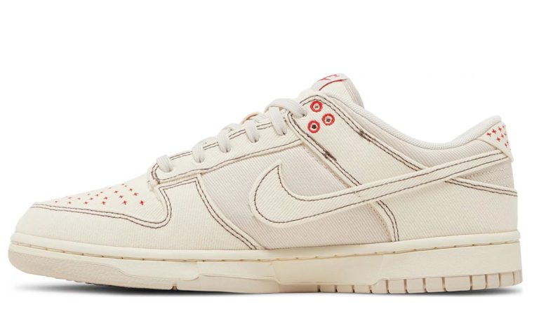 Nike Dunk Low SE 'Sashiko - Light Orewood Brown' - DUBAI ALL STAR