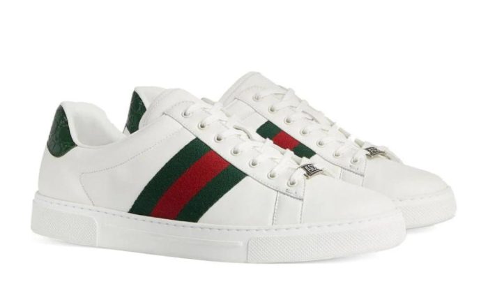 Gucci Ace Leather 'White' - DUBAI ALL STAR