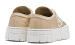 Prada Gabardine Wheel Platform 'Light Brown' - DUBAI ALL STAR