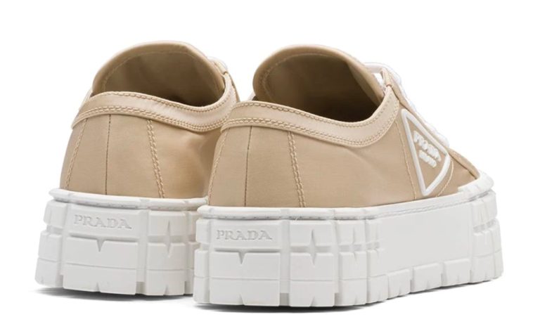 Prada Gabardine Wheel Platform 'Light Brown' - DUBAI ALL STAR