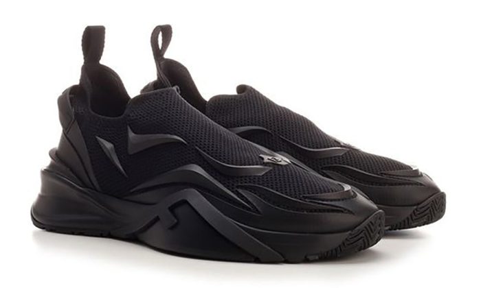 Fendi Flow - Black Mesh Running Sneakers - DUBAI ALL STAR