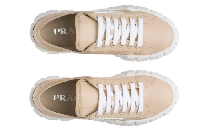 Prada Gabardine Wheel Platform 'Light Brown' - DUBAI ALL STAR