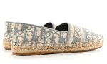 CHRISTIAN DIOR Oblique Embroidered Granville 15mm Espadrilles 37 Grey Stone - DUBAI ALL STAR