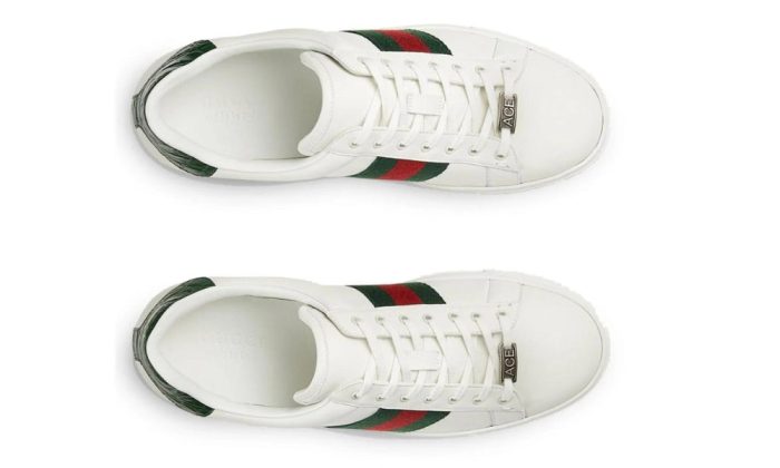 Gucci Ace Leather 'White' - DUBAI ALL STAR