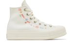 Converse Chuck Taylor All Star Lift Platform 'Embroidered Floral - Egret' - DUBAI ALL STAR