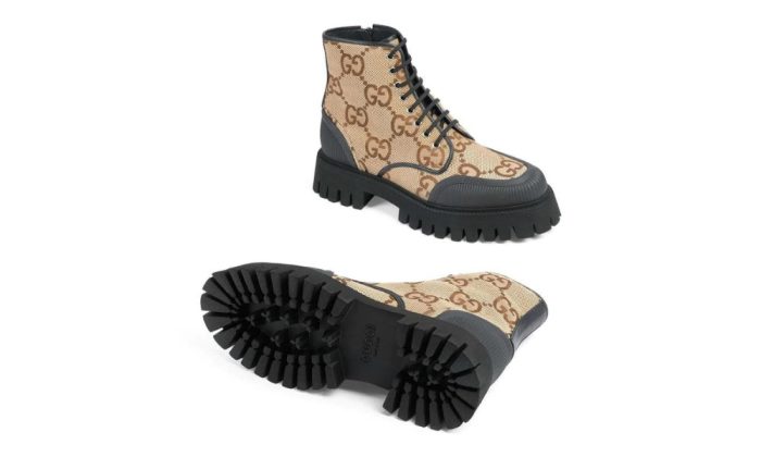 Gucci bottines à lacets - DUBAI ALL STAR