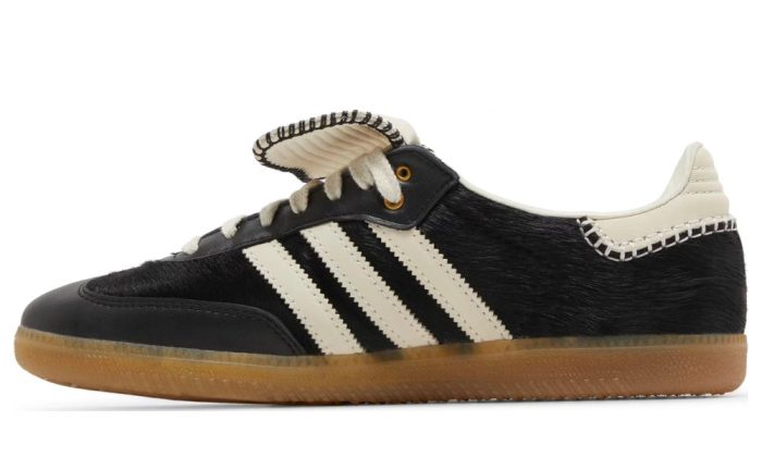 Adidas Samba Pony Tonal Low x Wales Bonner 'Core Black' - DUBAI ALL STAR