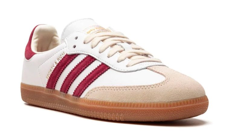 Sporty & Rich x Adidas Samba OG 'White Core Burgundy' - DUBAI ALL STAR