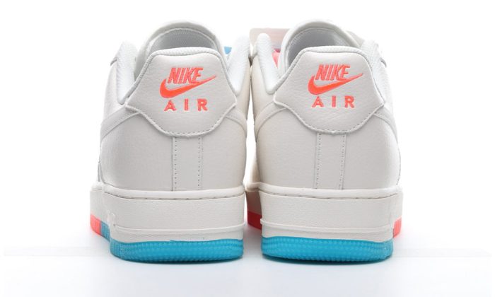 Nike Air Force 1 "07 Low White Blue Orange" - DUBAI ALL STAR