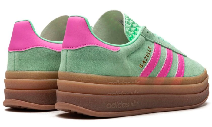 Adidas Gazelle Bold 'Pulse Mint Screaming Pink' - DUBAI ALL STAR