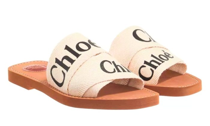 CHLOÉ Woody Slides Beige - DUBAI ALL STAR