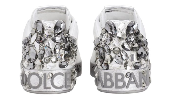 DOLCE & GABBANA  White ‘Portofino’ Sneakers - DUBAI ALL STAR