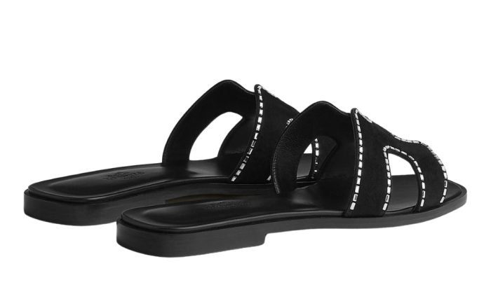 HERMES Oran Sandal "Black" - DUBAI ALL STAR