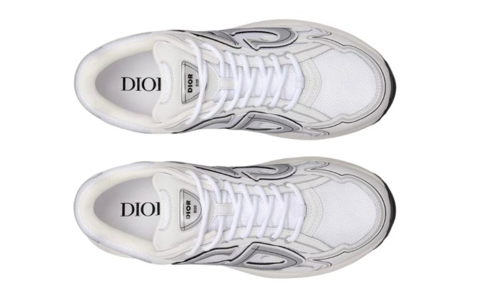 Dior B30 White Mesh And Technical Fabric Low Top Sneakers - DUBAI ALL STAR