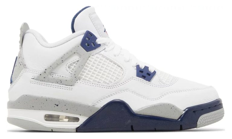 Nike Air Jordan 4 Retro GS 'Midnight Navy' - DUBAI ALL STAR