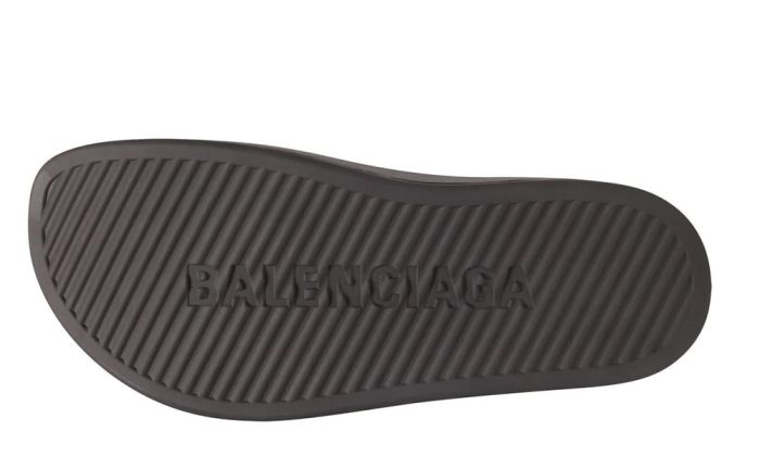 Balenciaga Pool Closed Slide 'Black' - DUBAI ALL STAR