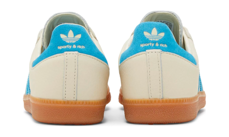 Sporty & Rich x Adidas Samba OG 'Cream Blue' - DUBAI ALL STAR