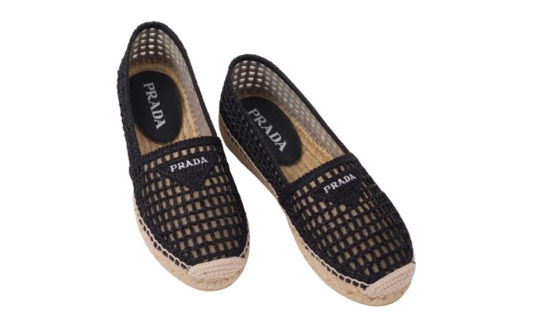 Prada Crochet espadrilles 'Black' - DUBAI ALL STAR